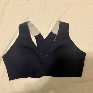 Brooks Navy Dare Cross-Back Sports Bra 38 C/D